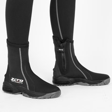 잠수부츠 잠수화 5MM 야외비치 아쿠아슈즈 미끄럼방지 내마모성 잠수화, 240, 블랙