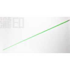 【釣友俱樂部】DIY 筏竿冰釣竿用 實心獨節上漆 玻璃鋼纖維 熒光綠 竿胚 竿稍節, 編號2，長度1.07米