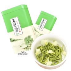 2024 제철 신선한 채취 자스민차 전통 공법 발효 향료 무첨가 자스민 용주 125g 캔 포장, 자스민 용주 250g 캔 포장, 1개입, 1개, 250g