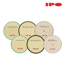 IPO DA(듀얼)패드 폼패드(스폰지)/양털패드 6인치/5인치, 중모 양털패드 6인치, 1개