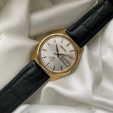 SEIKO VINTAGE 精工 古董錶 古董 古董表 機械錶 5606-7000 鐵道錶 金色 金錶 LM 極美品