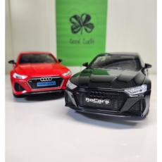 1:24 다이캐스트 모형 다이케스트 아우디 AUDI A7 A6 스파이더 세단 스포츠카 벤츠 RS7 미니어쳐 피규어 완구 자동차 장난감, 랜덤, 1개