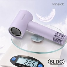 [초경량] 티나인랩 BLDC 헤어드라이기 5분 고속 건조 전문가용 미용실 미니 드라이어 티니피코, 라일락퍼플, 티니피코/TLB-HD9000