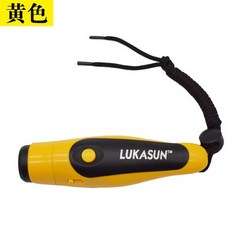 電子裁判哨高分貝，適用於籃球、足球等多種運動賽事，裁判必備專業工具, 黃色 (無附贈電池), 1個