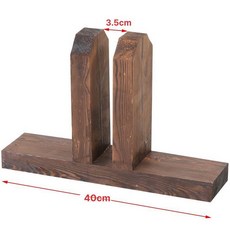 탄화 방부목 베이스 부속품 울타리 고정 메쉬 바닥 사각, 소형 받침대, 소형