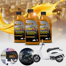 베스비 클래식 오토바이용 4T 벡스 10W40 합성엔진오일 1L, 1개