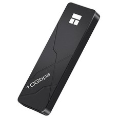 Thermalright M.2 NVMe SSD 인클로저 HR-EB110 AC 블랙 USB3.2 Gen2 10Gbps USB-C 외장 SSD 케이스 CNC 알루미늄 하우징