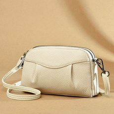 YUMDE 소가죽 여성 미니 크로스백 데일리 실용 가방