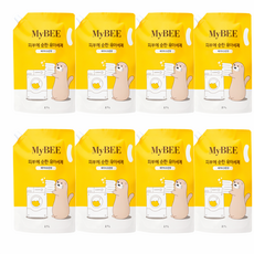 마이비 피부에 순한 유아세제 베이비코튼향 리필, 2.1L, 8개