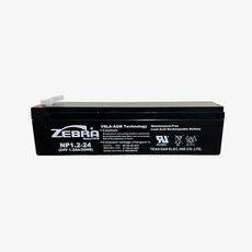 ZEBRA 鉛酸電池 NP1.2-24 24V 1.2Ah 消防設備專用, 1個, 鉛酸電池【24v-1.2Ah】送電線, 1個裝