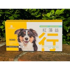 紅藻益勝 全方位守護熟齡犬貓的健康 紅藻益神/益留/益康/益纖/益行, 1個, 紅藻益行 200mg 60顆