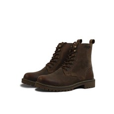 Trip Machine Company Derby 남자’s Motorcycle Riding Boots – CE Certified Leather Biker with Ankle Hee