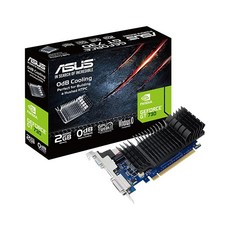 미국출고 평점4.5+ 157759 ASUS Gece GT 730 2GB GDDR5 로우 프로파일 그래픽 카드 무소음 HTPC 빌드용(I/O 포트 브래킷 포함), 미국출고 평점4.5+ 157759 ASUS Gece G