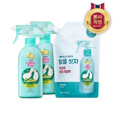 온더바디 코튼풋 발을씻자 풋샴푸 385ml 자몽 2개+리필 500ml 1개, [자몽]본품2+[자몽]리필1