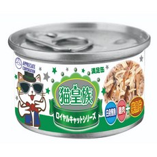 貓皇族 滿足罐, 1個, 貓皇族滿足缶170g-鮪+雞+柴魚*24