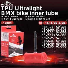 MOTSUV TPU 16 인치 자갈 도로 자전거 내부 튜브 16*1.20-1.75/16*1.95-2.50 349 타이어 MTB 프랑스, 02 16 inch 1.95-2.50