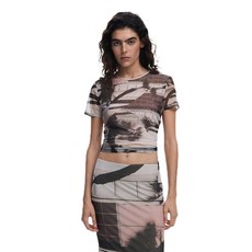 Desigual 여성용 Ts_Delaware 블랙. S 194492