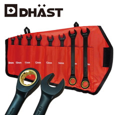 다스트 오픈 플렉시블 기어 렌치 깔깔이 자동 더블 라쳇 스패너 라쳇렌치 8pcs, 01. 다스트 기어렌치 세트, 1세트