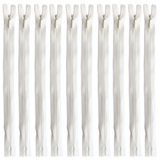 25cm 콘솔지퍼 10인치 콘실지퍼 숨은지퍼, 10개, 백아이보리(030)