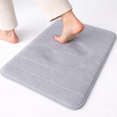 하이리브 강력흡수 욕실 발매트, 1개, 다크 그레이