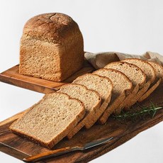 아침에 좋은빵 통밀100% 백프로 통밀빵 통밀식빵 식사빵 저당 저염 비건, 629g, 2개