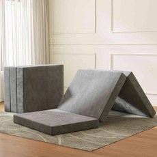 [Ehara Sleep] 보온 극세사 매트리스 스펀지 매트리스 접이식 가능 탄탄한