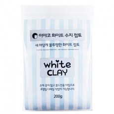이야코 수지점토 화이트 200g 불투명 - 50663, 본상품