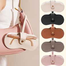 은꽃밴드 선글라스 가죽 케이스 안경 파우치 휴대용 스트랩