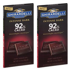 기라델리 인텐스 카카오 다크 초콜릿 문라이트 마이스티크, 90g, 2개