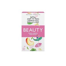 Ahmad Tea 허브 티 카모마일 꿀 라벤더 'Sleep' Natural Benefits 티백 20개입 6팩 디카페인 무설탕 162035, 1.5g