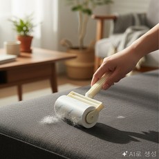 돌돌이 테이프 클리너 테이프크리너, 세트(본체1+리필2), 1개
