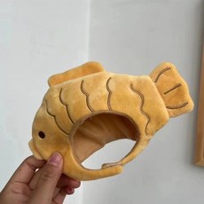 台灣熱賣 頭套 娃衣 掛件 可愛10cm公仔頭套毛絨衣服鯛魚燒帽子卡通玩偶服飾配件創意娃衣 coca, 1個, 非頭套【僅掛鏈】,適用【10-15cm】