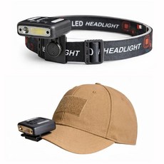 오늘당신으마켓 LED COB 멀티 야외 등산 낚시 센서동작 랜턴 캠라이트 헤드랜턴, 오늘당신으마켓 LED COB 멀티 야외 등산 낚시 센서, 1개