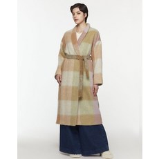 [시즌오프][LF몰단독][ALYSI] 브라운 스트랩 울혼방 코트 CWCO3F411MU