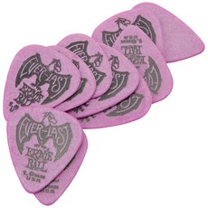정규품 ERNIE BALL 9193 기타 픽 PURPLE EVERLAST 티어 드롭 1.0mm 델린 퍼플 12장 팩