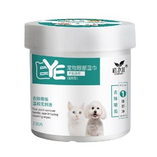 道方其 寵物眼部濕巾 溫和配方 不刺激, 1個, 130抽, 眼部用