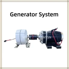 3KW 5KW 7KW 저속 영구 자석 발전기 12V 24V 48V 무료 에너지 가정용 AC 발전기 감속기 모터 포함 DIY 6000, 01 Generator System, 03 2KW, 02 24V용