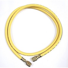 에어컨 매니폴드 호스 3000PSI - R22 R12 R134a 404 502 겸용 노랑 고압호스 1.5m, 1개