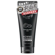 isLeaf 韓國男士激淨潔面乳 150g, 1件, 火山泥(黑色)