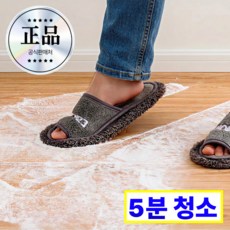 에코르 활용만점 청소슬리퍼 극세사 실내화 틈새 걸레, 어반차콜, 2개