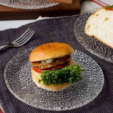 태스크라임 플레이팅 디저트 과일 예쁜접시 눈꽃 유리 케이크접시 샐러드접시