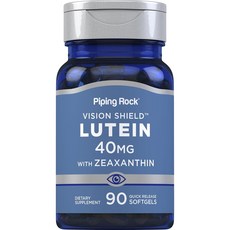 파이핑락 루테인과 제아잔틴 보충제 40mg 소프트젤, 3개, 90정