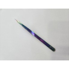 네일 속눈썹 레인보우 핀셋, 1개