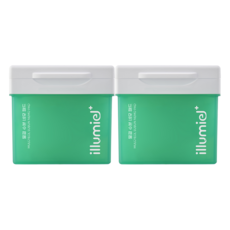 일루미엘 비건 세라마이드 속보습 진정 쿨링 수분 네모패드, 60매입, 2개
