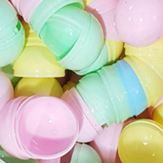 (전체불투명) 뽑기 캡슐 모임 동호회 추첨 볼 mon*16228rV, 전체불투명 캡슐 세트_60mm불 실버