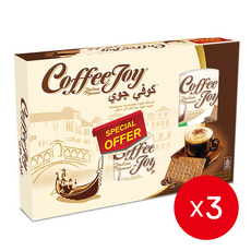 [엠제이몰] 마요라 커피조이 커피과자 커피 비스켓 회사 간식, 351g, 3개