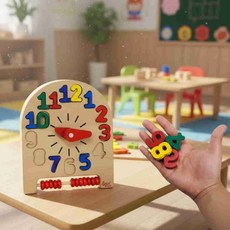 시계보는 방법 원목교구 홈스쿨링 엄마표 수학 키즈카페 유아 집