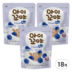 아이꼬야 불가리스 요거트 과자 17 g, 18개, 17g, 블루베리