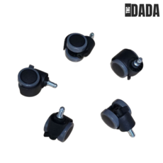 [특허] 다다티엔씨 프리미엄 싯브레이크 바퀴 1SET (5EA), 1세트, B형 - 블랙