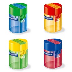 스테들러 1홀 연필깎이 511-006 샤프너 원통 랜덤발송, 단품